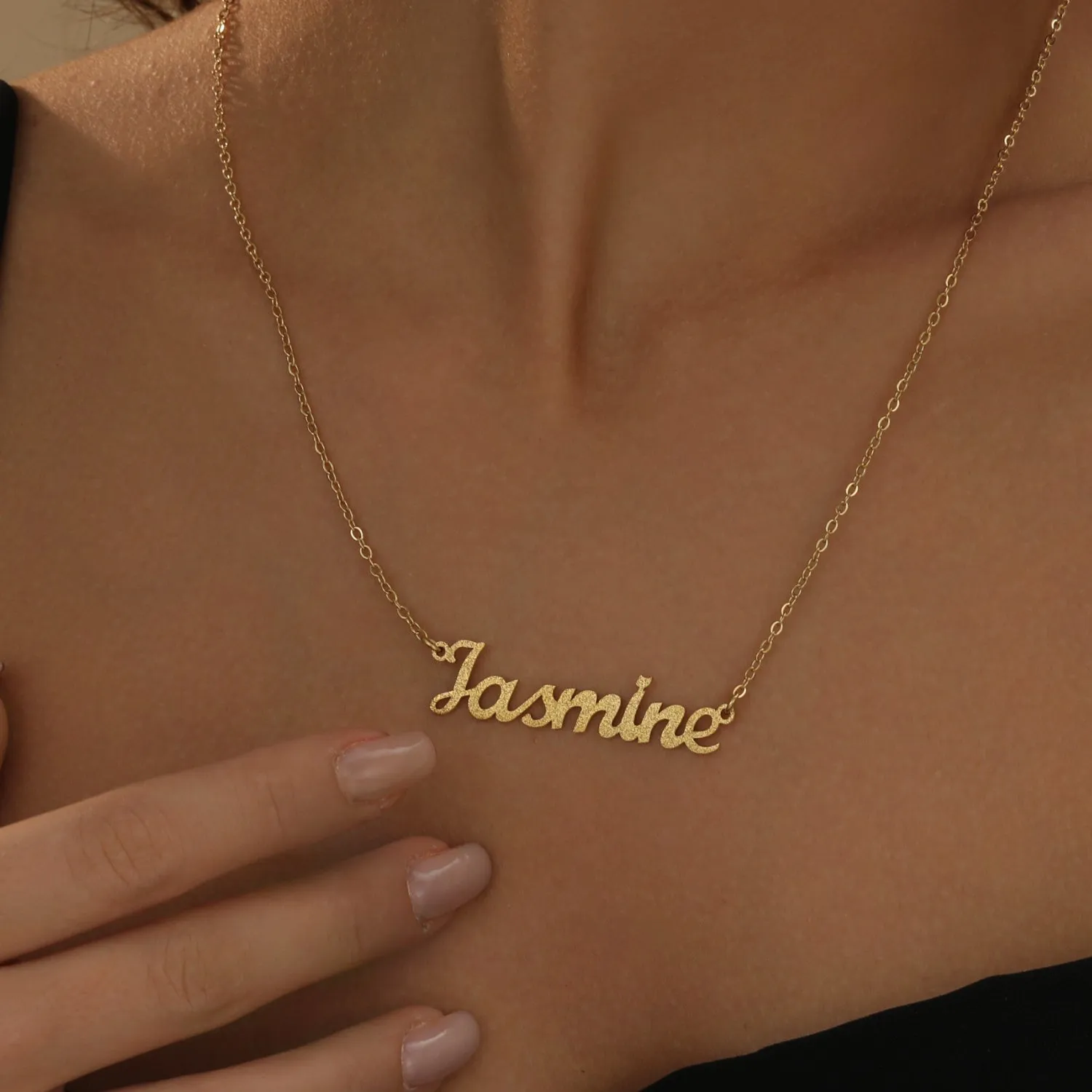 Diamond Cut Name Necklace