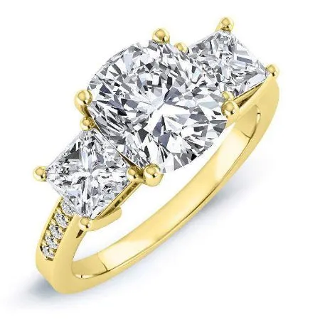 Dietes - GIA Natural Cushion Diamond Engagement Ring
