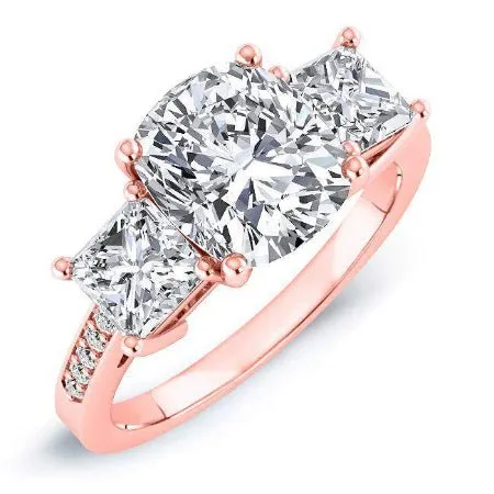 Dietes - GIA Natural Cushion Diamond Engagement Ring