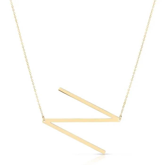 Extra Large Initial Necklace
