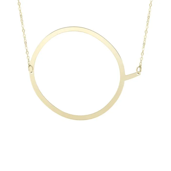 Extra Large Initial Necklace