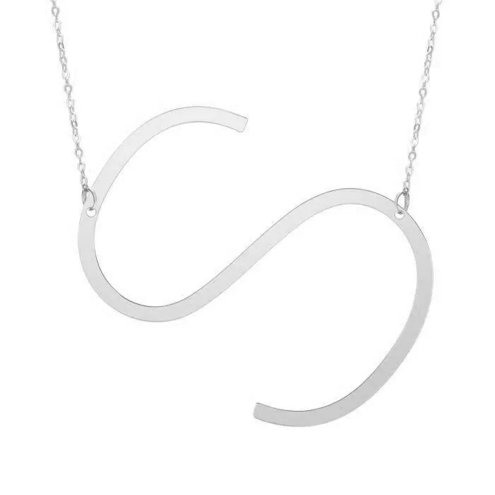 Extra Large Initial Necklace