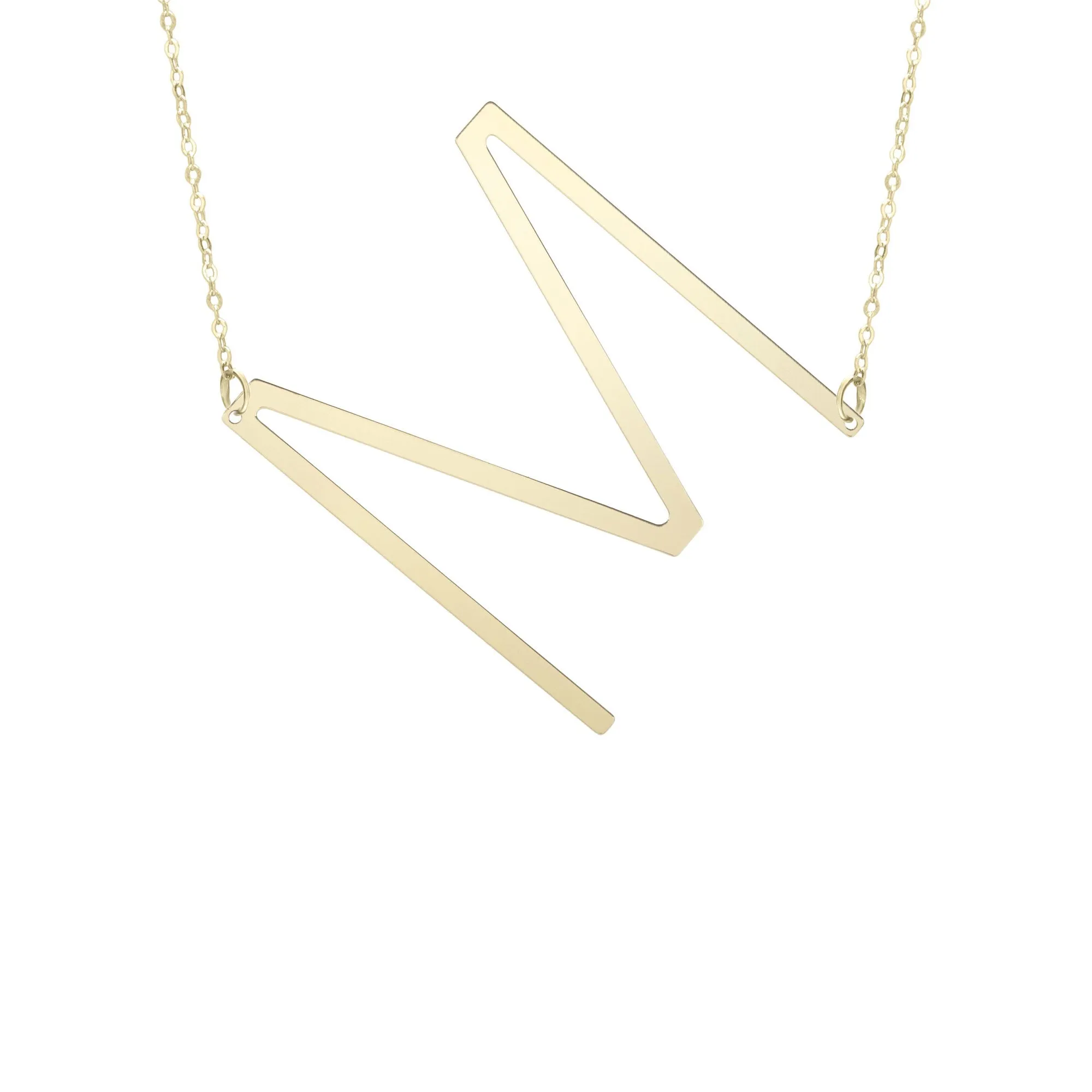 Extra Large Initial Necklace