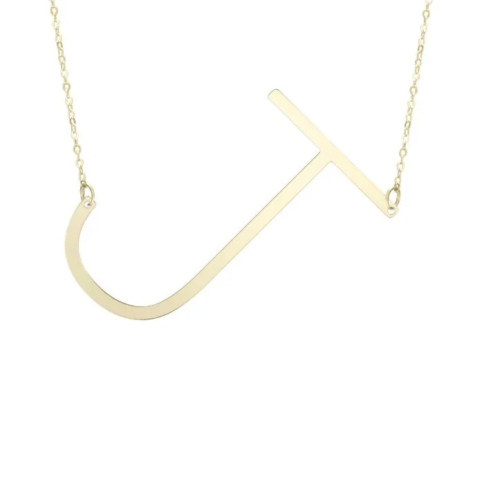 Extra Large Initial Necklace