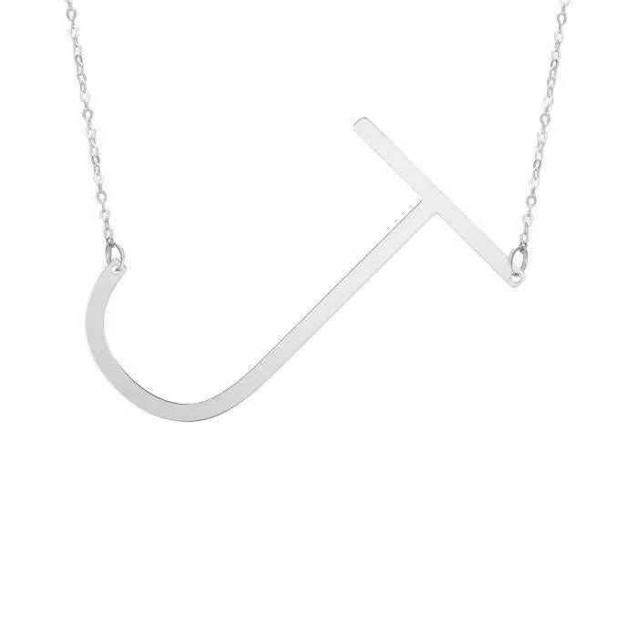 Extra Large Initial Necklace