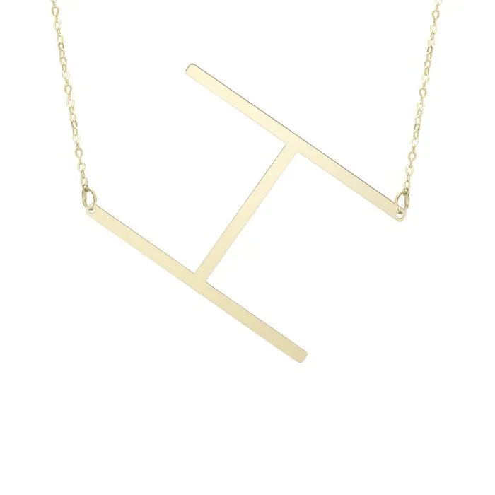 Extra Large Initial Necklace