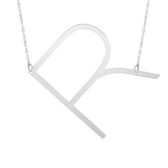 Extra Large Initial Necklace