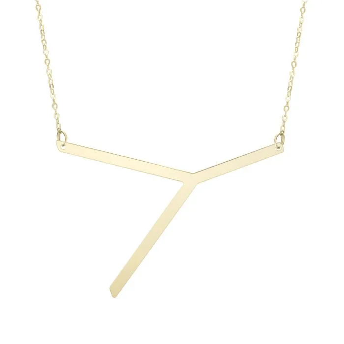 Extra Large Initial Necklace