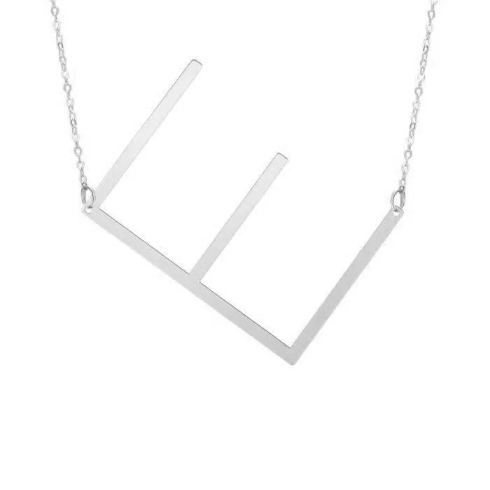 Extra Large Initial Necklace