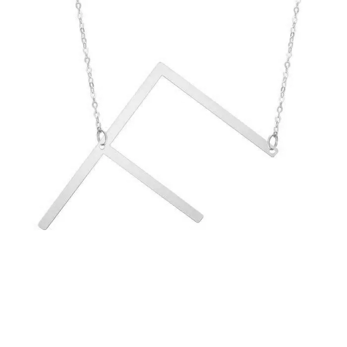 Extra Large Initial Necklace