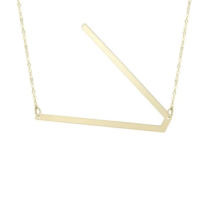 Extra Large Initial Necklace