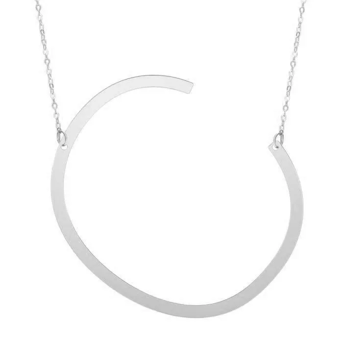 Extra Large Initial Necklace