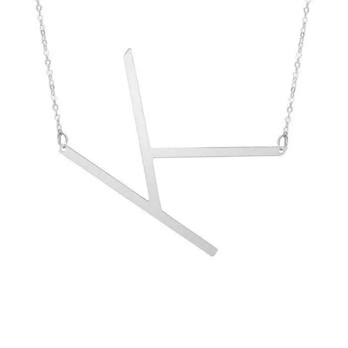 Extra Large Initial Necklace