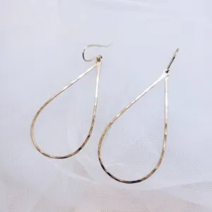 Faceted Teardrop Earrings - 14k Gold Filled
