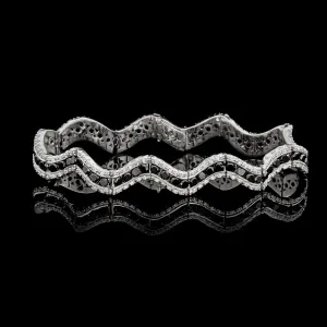 Favero Black & White Diamond Bracelet