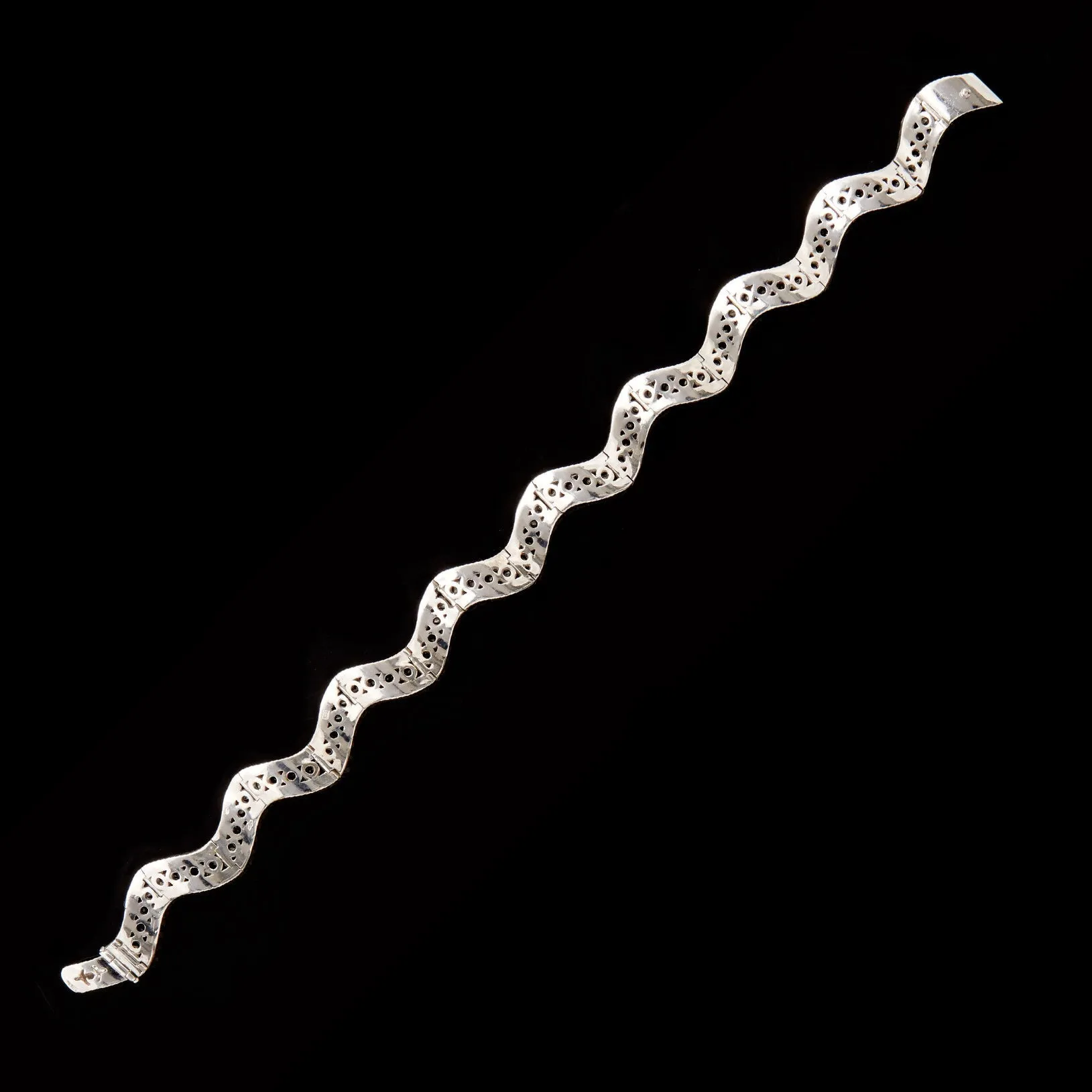 Favero Black & White Diamond Bracelet