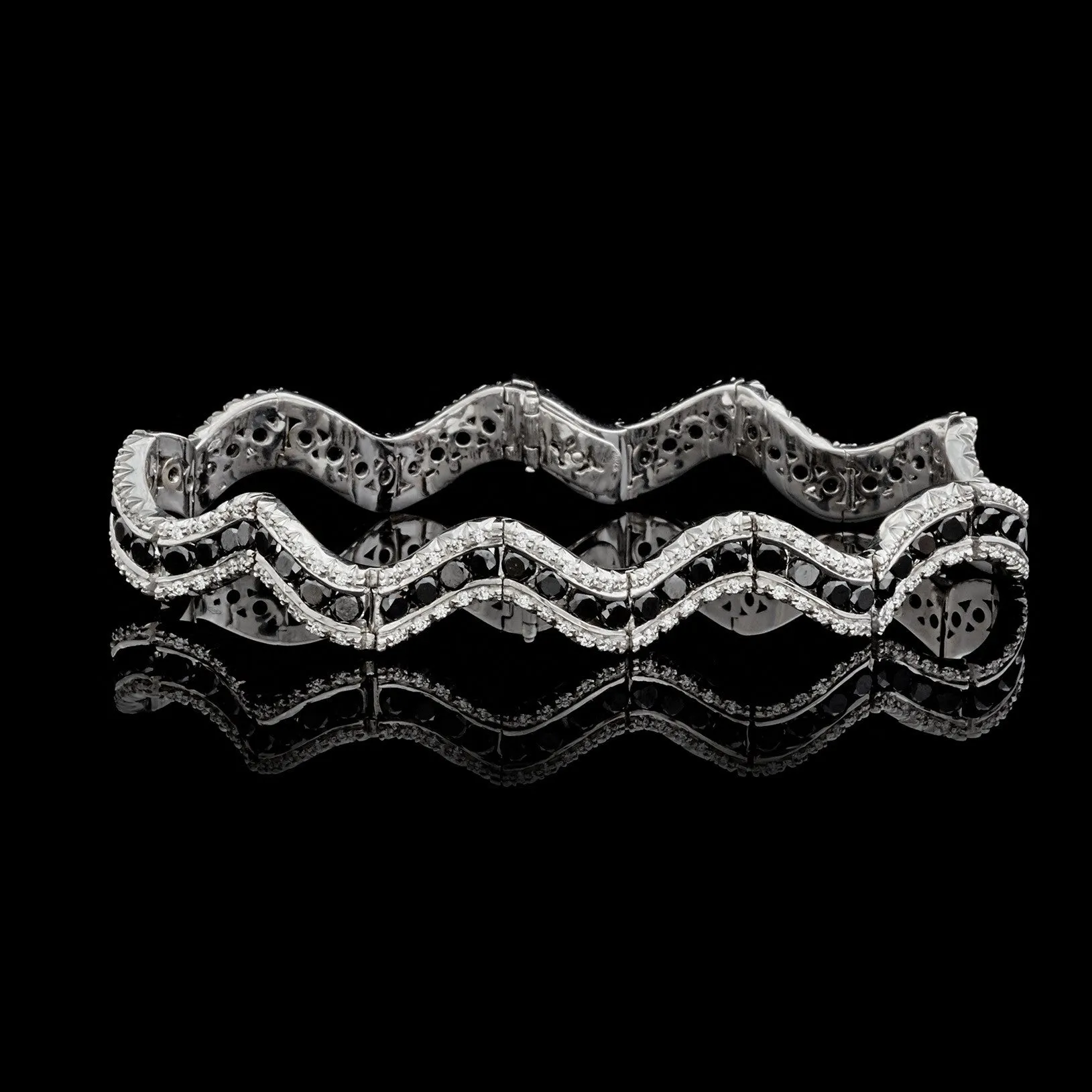Favero Black & White Diamond Bracelet
