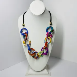 FICKLESTICKS Small Chain on Bungee Necklace - NEUTRALS (NOT MULTI)