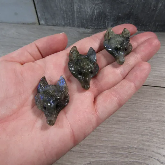 Fox Head Gemstone Pendants – Unique Animal Jewelry