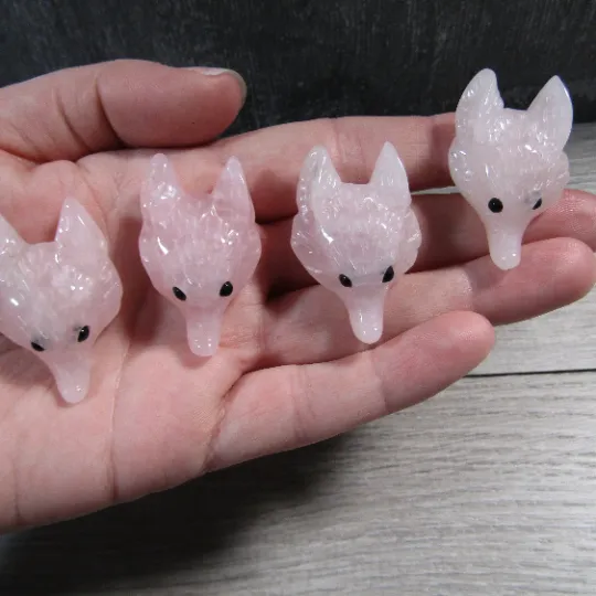 Fox Head Gemstone Pendants – Unique Animal Jewelry