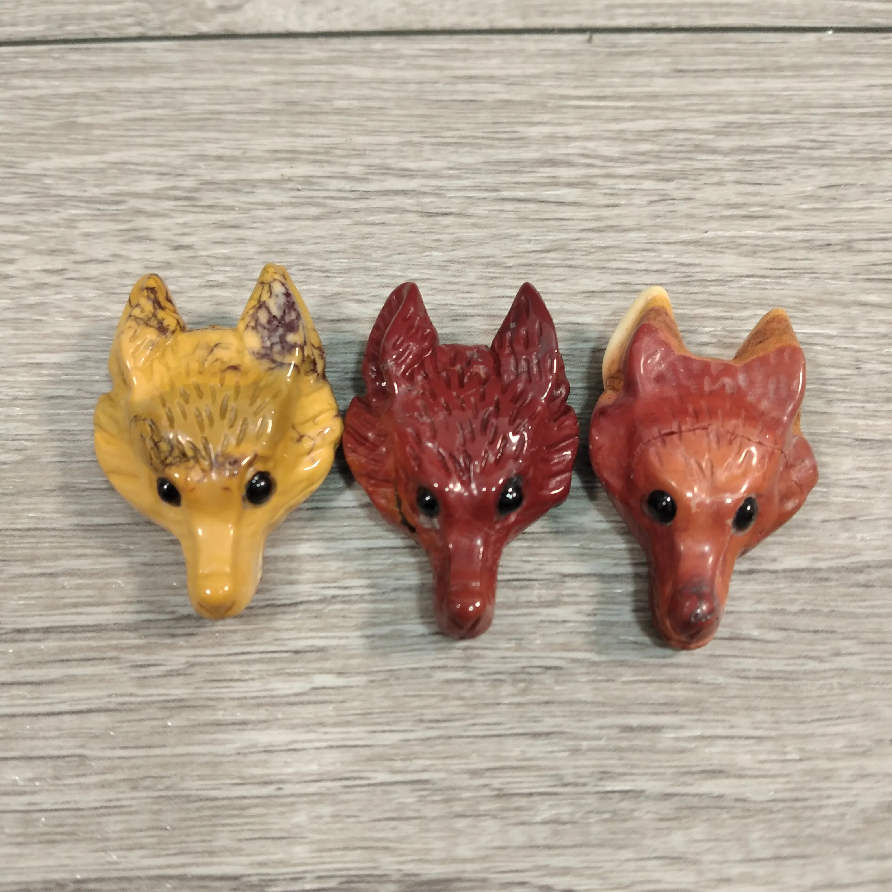 Fox Head Gemstone Pendants – Unique Animal Jewelry