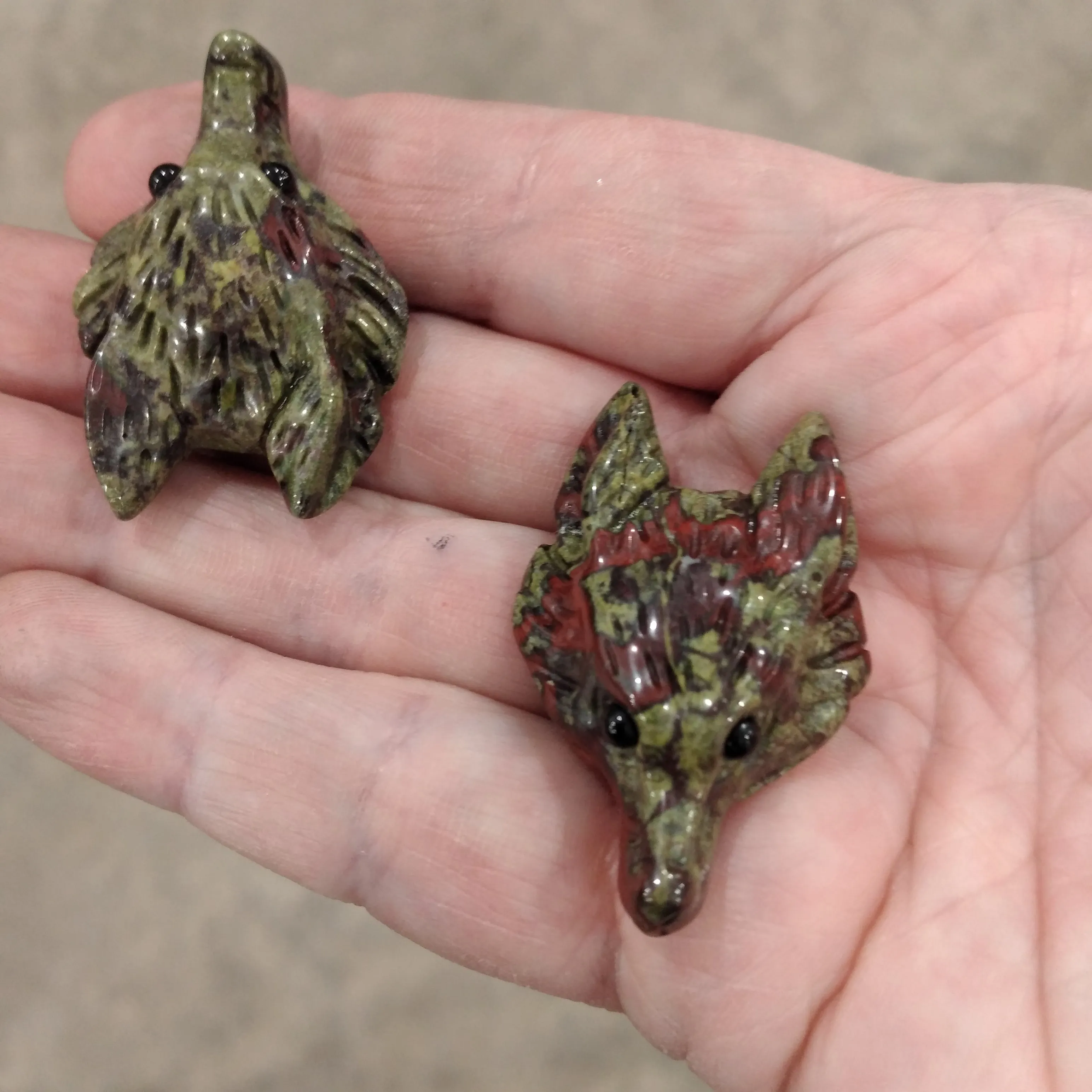 Fox Head Gemstone Pendants – Unique Animal Jewelry