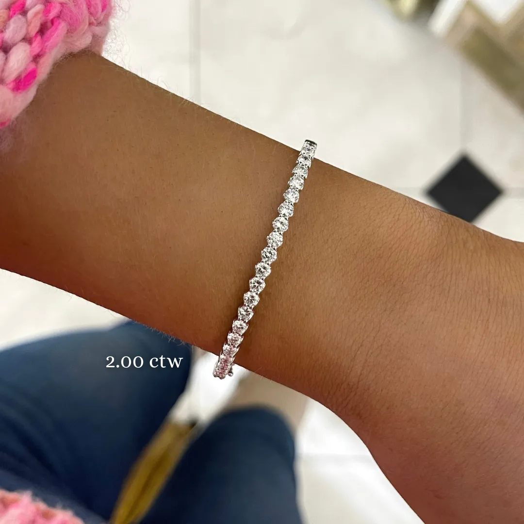 Georgie Diamond Bangle Bracelets