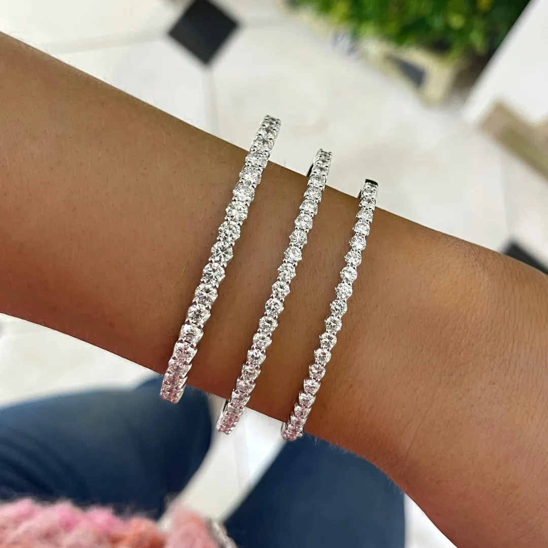 Georgie Diamond Bangle Bracelets