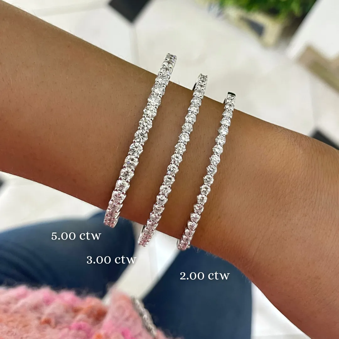 Georgie Diamond Bangle Bracelets