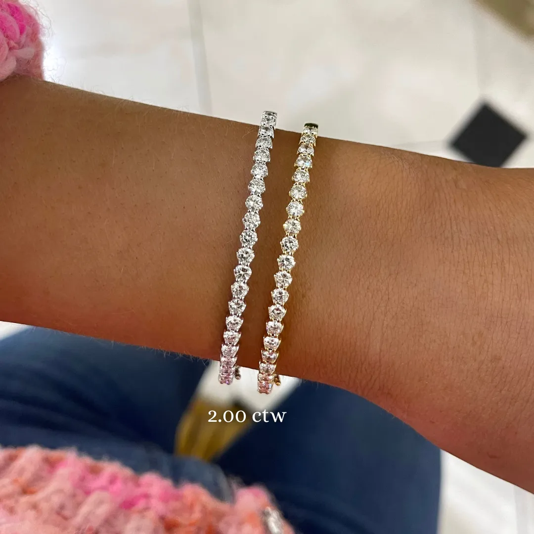 Georgie Diamond Bangle Bracelets
