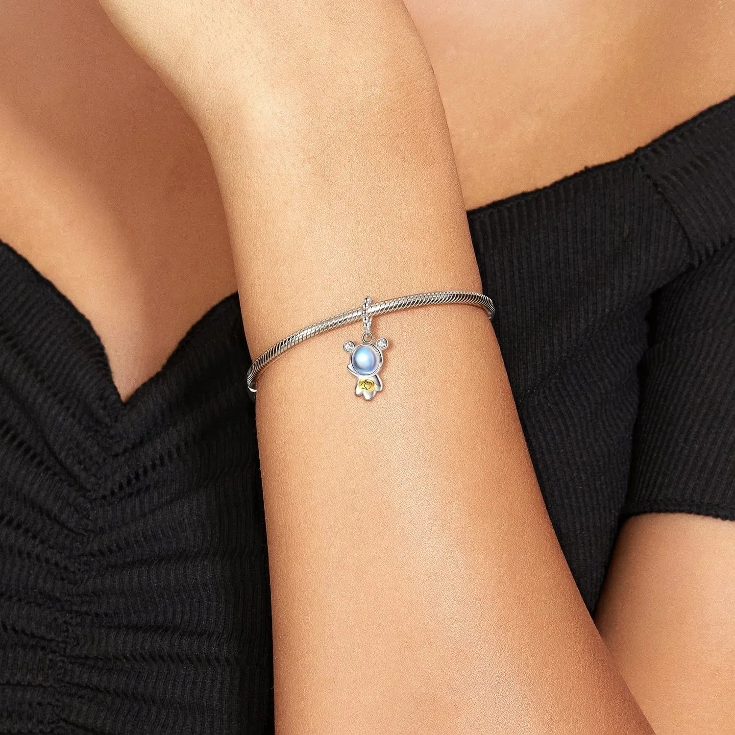 Glowing Bear Dangle Charm