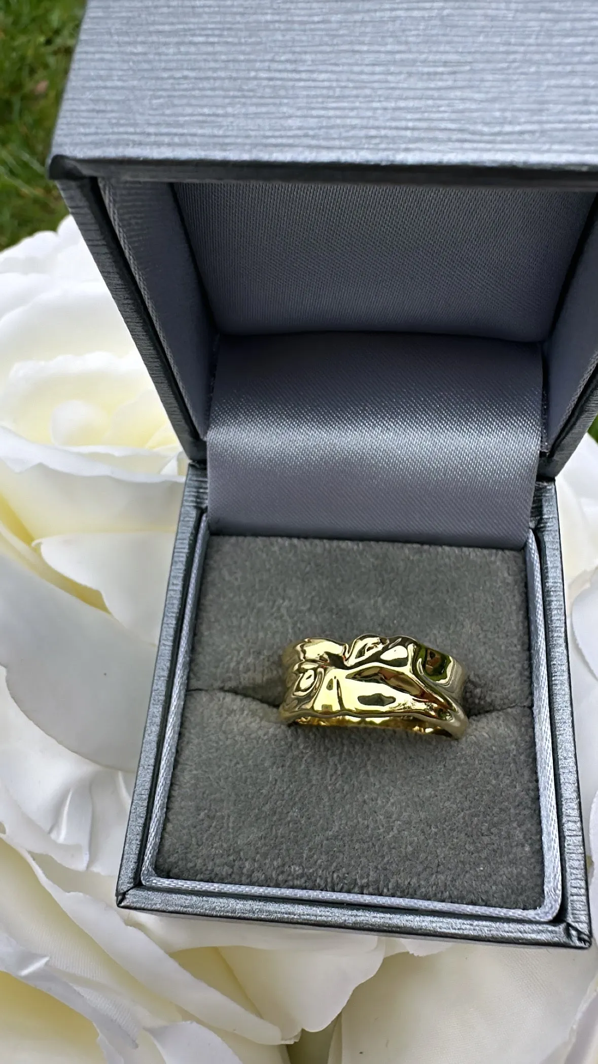 Gold Plated Penelope Ring- Sterling Silver