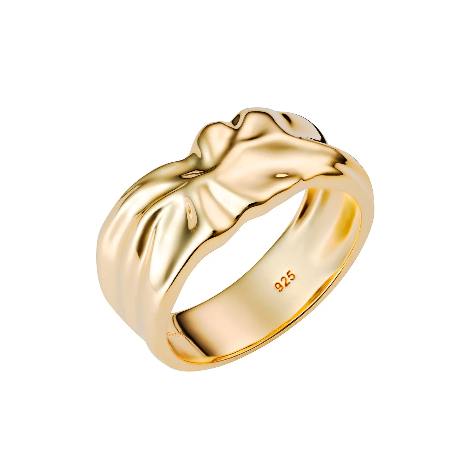 Gold Plated Penelope Ring- Sterling Silver