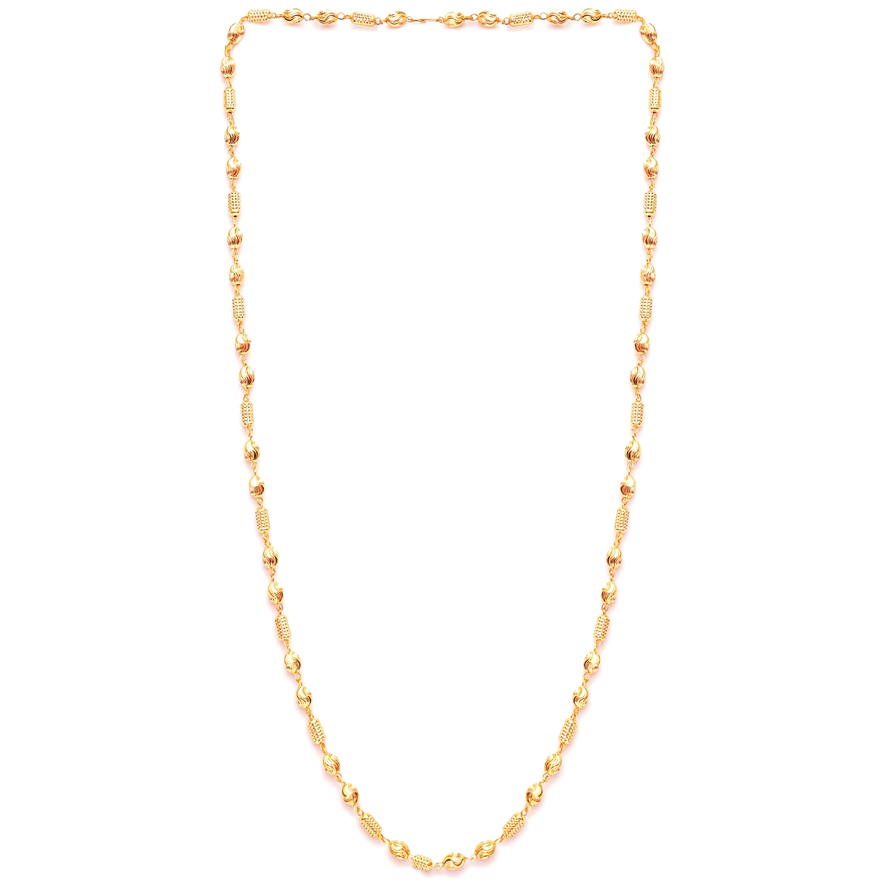 GOLD PLATED UNIQUE PATTERN CHAIN