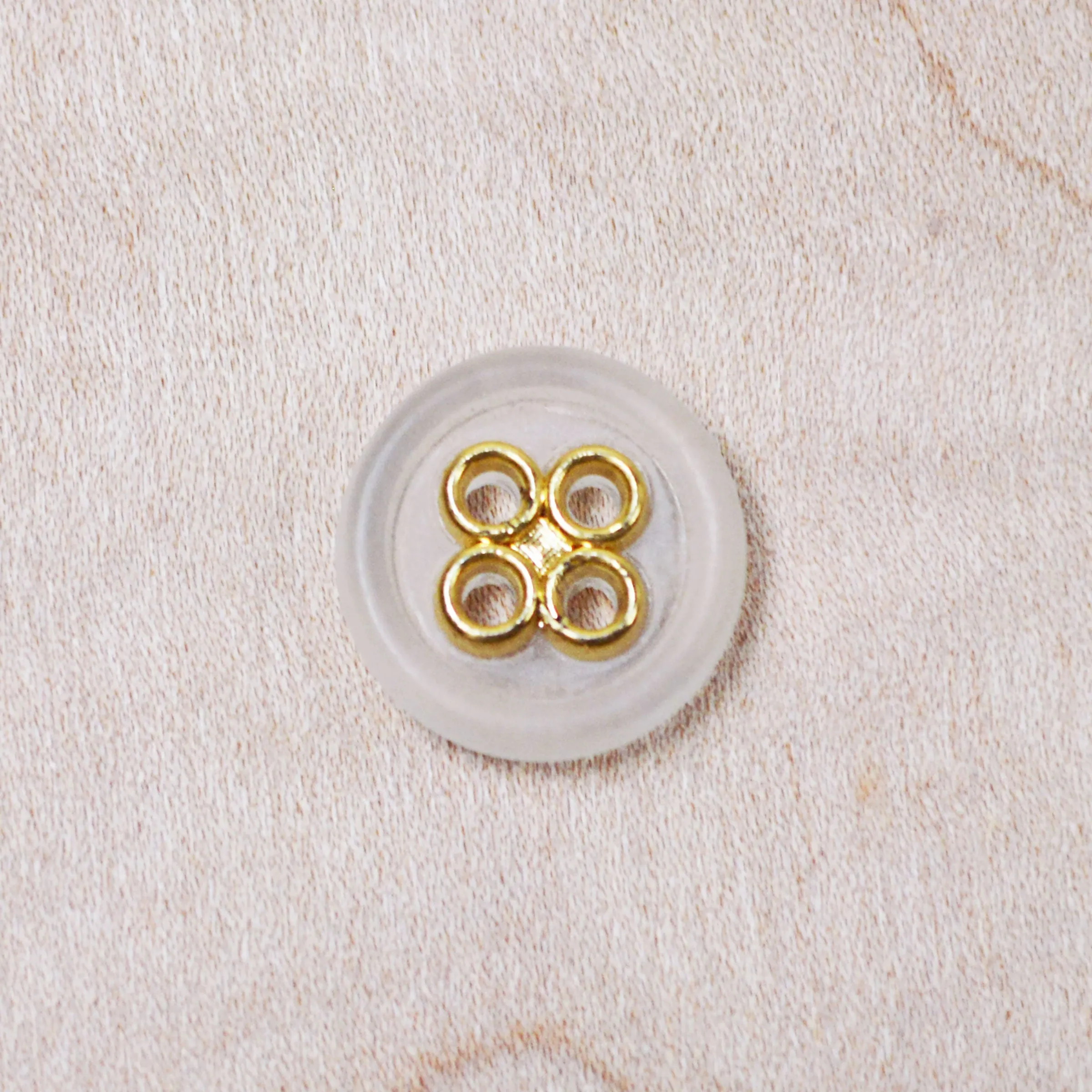 Golden Rings on Fog Button