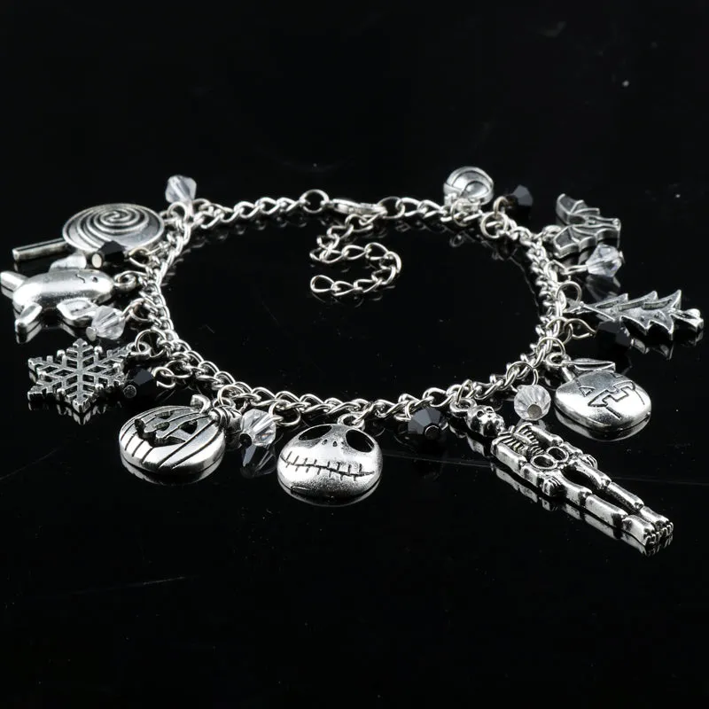 Halloween Skull Pumpkin Bracelet