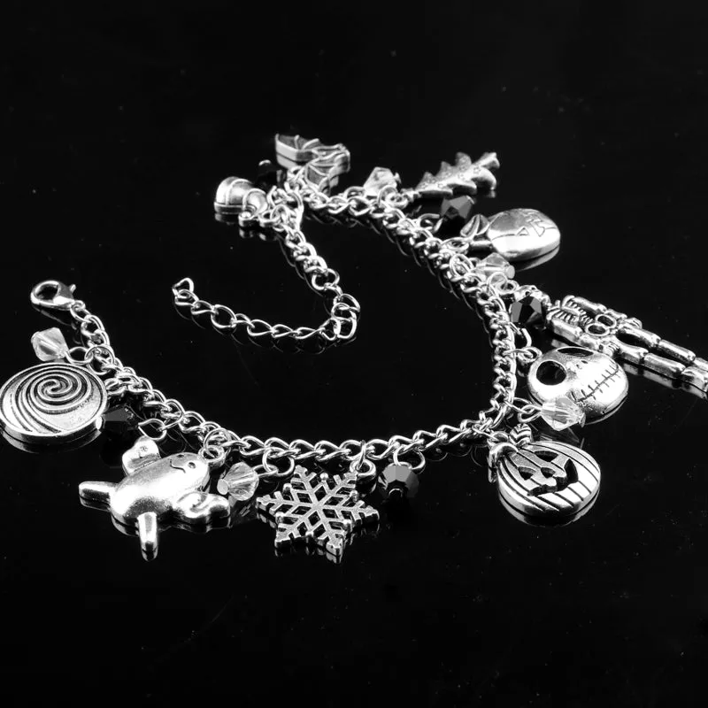 Halloween Skull Pumpkin Bracelet