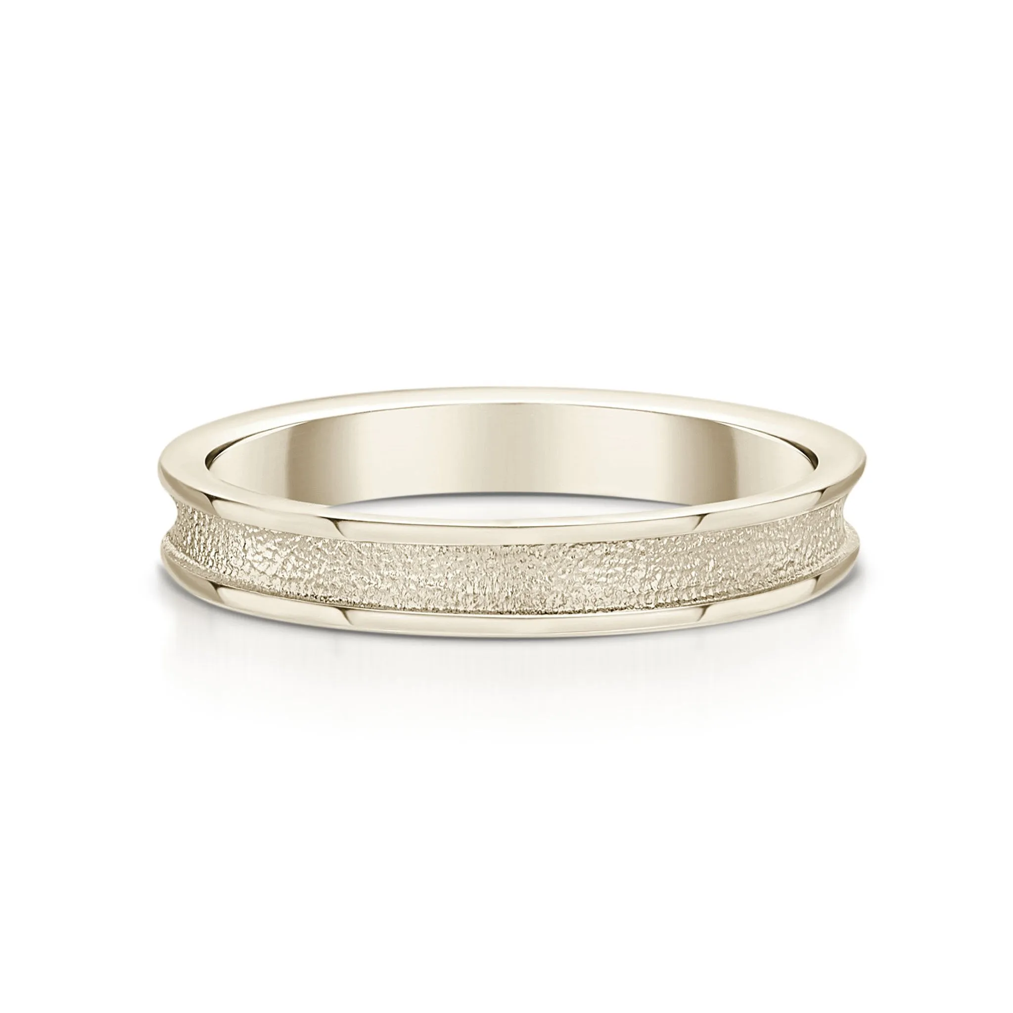 Halo Ring in 9ct White Gold