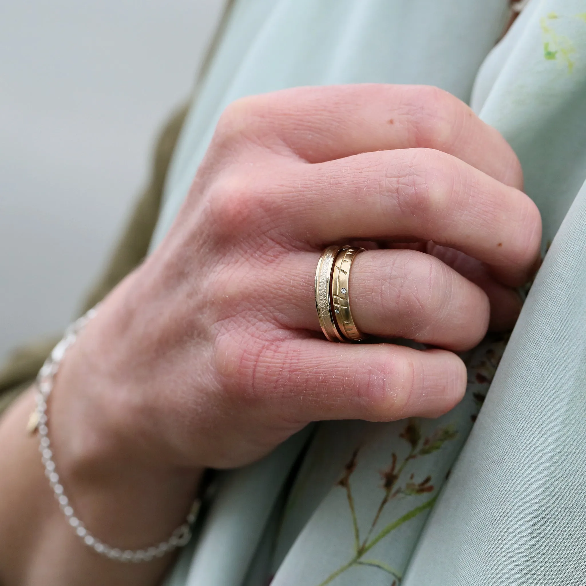 Halo Ring in 9ct Yellow Gold