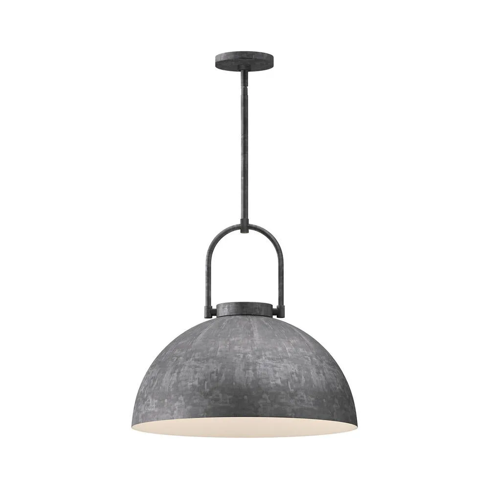 Harper 16-in Steel Shade 1 Light Pendant