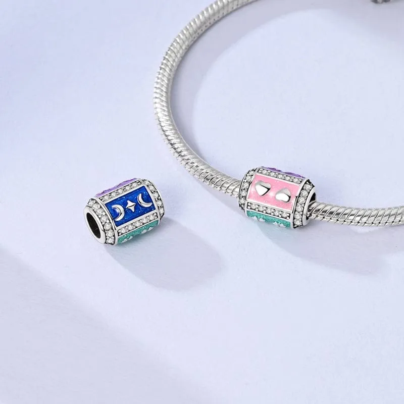 Hearts & Sparkle Colorful Band Charm