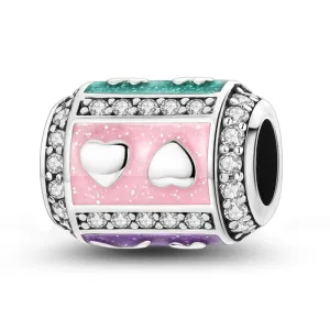 Hearts & Sparkle Colorful Band Charm