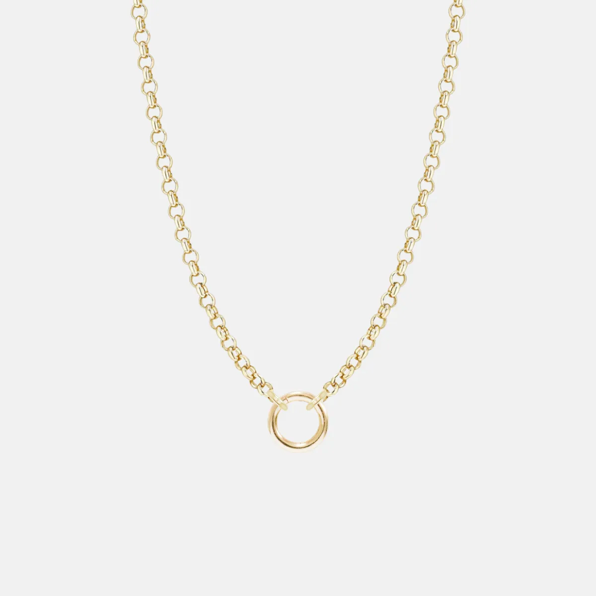 Heavyweight Rolo Chain with Charm Holder