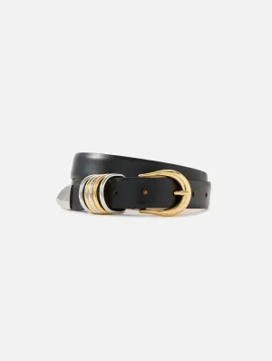 Hollyhock Mixed Metal Belt
