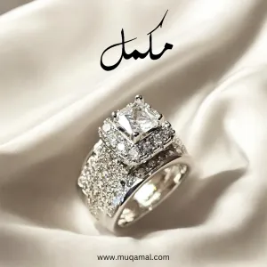 Huretailers-Gorgeous Jewelry Rotterdam Cubic Zirconia Ring
