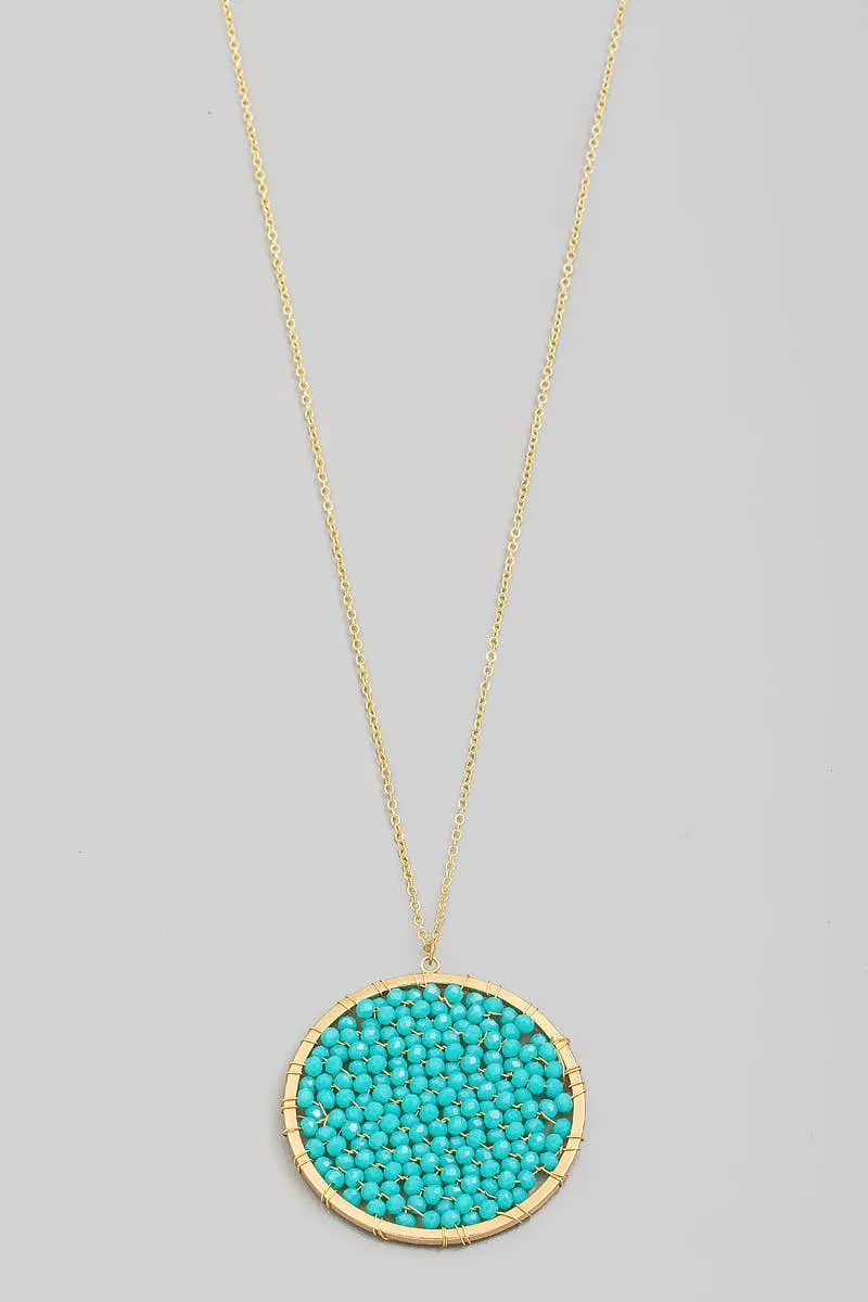 I Dream In Glitter Colorful Necklace