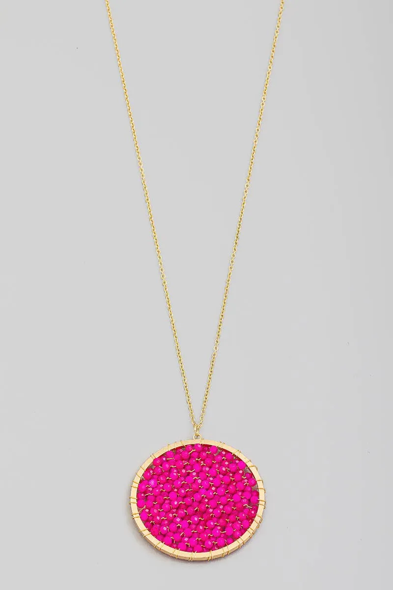 I Dream In Glitter Colorful Necklace
