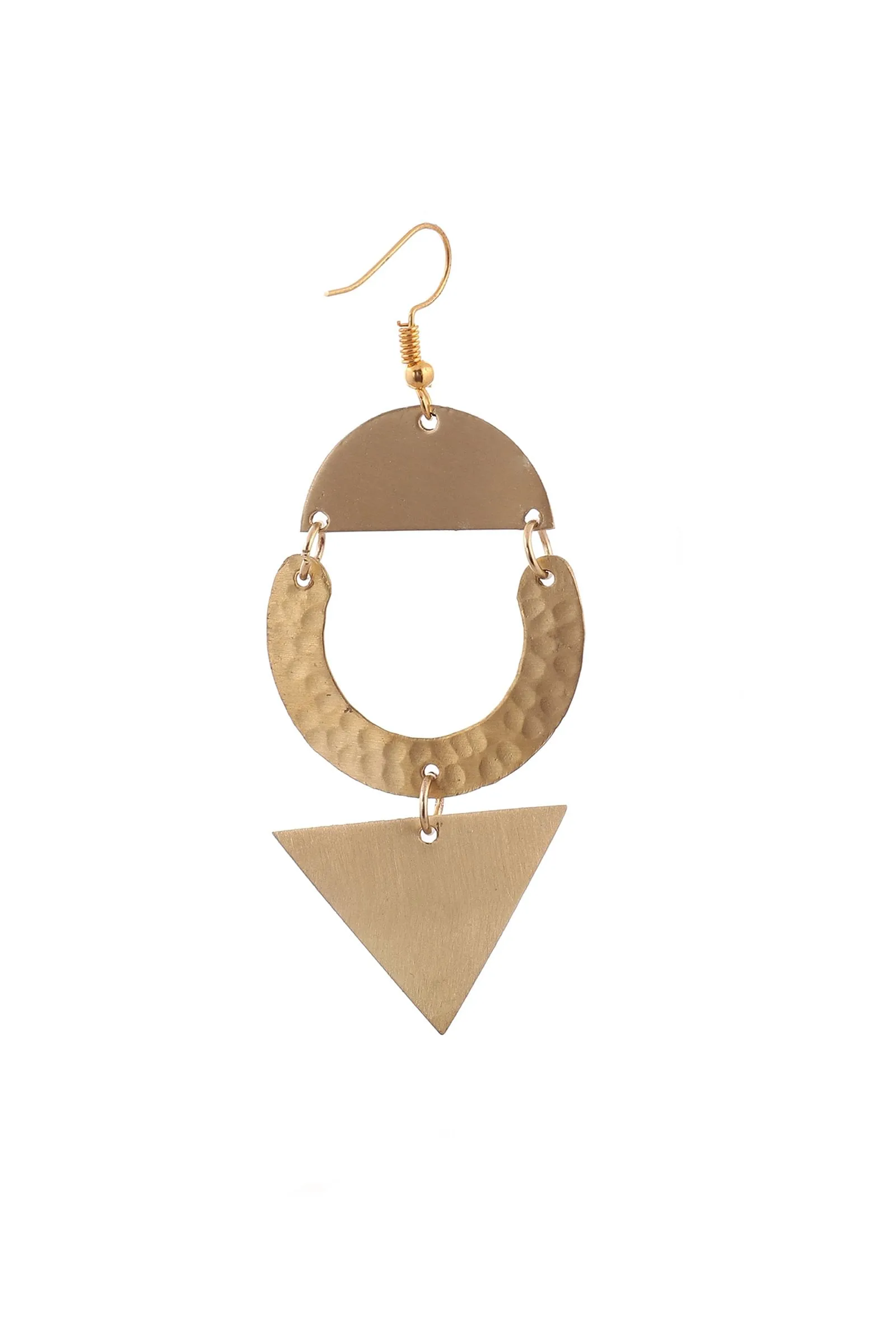 Jacqueline Brass Earrings