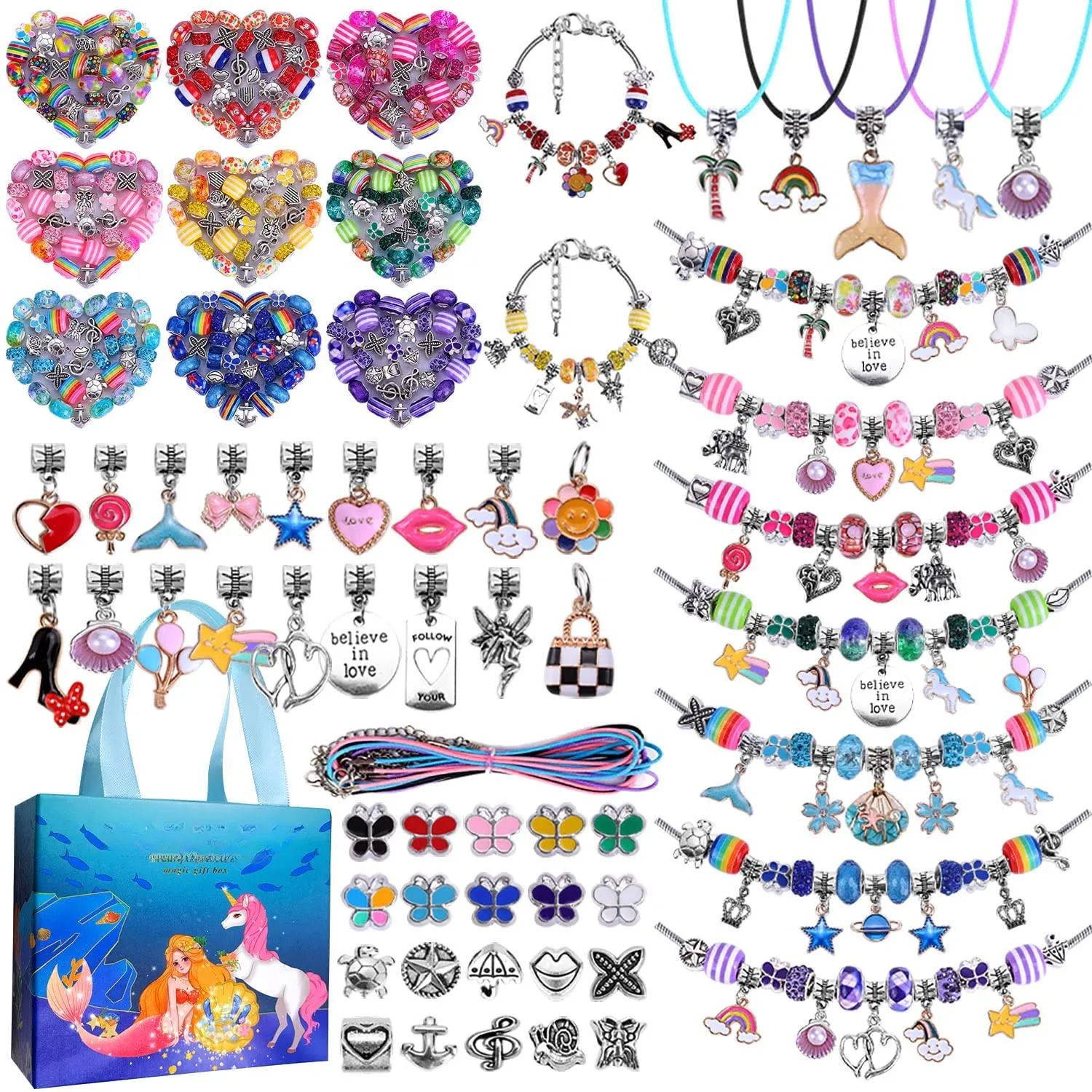 Jewelry crafting, school enrollment crafting set bracelets do it yourself