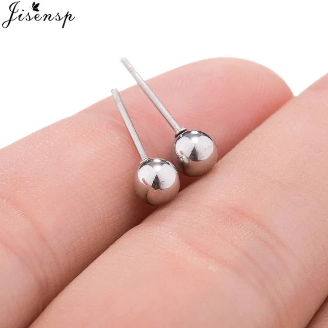 Jisensp Stainless Steel Ballet Earrings for Women Music Earing Fashion Tree of Life Stud Earring Girls Jewelry Kids Accessories